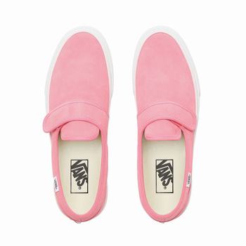 Damske Tenisky Vans Suede Slip-On 47 V Ruzove VA67NMTZA